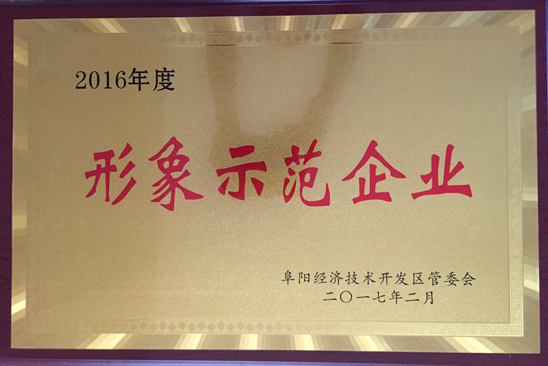 2016年度形象示范企业